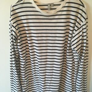ASOS striped long sleeved tunic